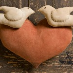 Red Hearts and Doves designed by Tish Bachleda