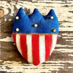 American Shield Ornament Design by Tish Bachleda