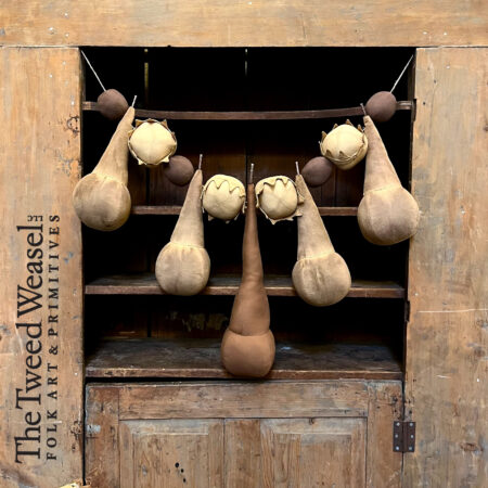 Gourd, Crown of Thorn and Walnut Garland
