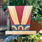 Scallop Uncle Sam Hat Garden Stake Design by Tish Bachleda