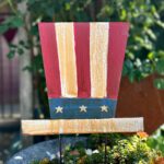 Traditional Uncle Sam Hat Garden Stake Design by Tish Bachleda