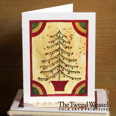 Feather Tree Artisan Card Design by Tish and Mike Bachleda