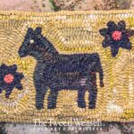 Folky Horse Mat Design by Tish Bachleda