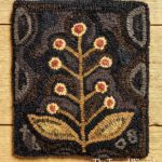 Foxglove Hooked Rug Design by Tish Bachleda