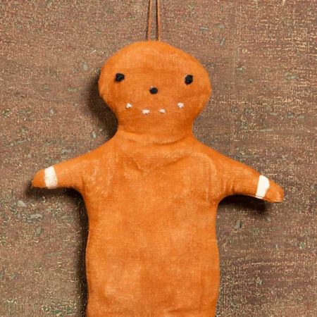 Medium Gingerbread Boy doll designed by Tish Bachleda