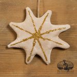 Gold Glitter Star Ornament designed by Tish Bachleda