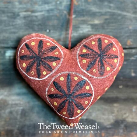 Hex Heart Ornament Design by Tish Bachleda