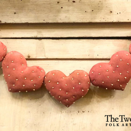 Knotted Heart Garland Design by Tish Bachleda