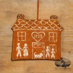 Personalized Gingerbread House Ornament design by Tish Bachleda