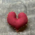 Red Plain and Fancy Heart Ornament Design by Tish Bachleda