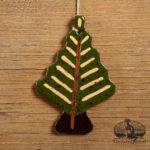 Gold Needle Tree Redware Ornament designed by Bachleda Tulipware