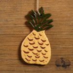 Pineapple Redware Ornament design by Bachleda Tulipware