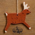 Stag Redware Ornament design by Bachleda Tulipware