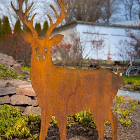 Rusted Steel Buck Design by Mike and Tish Bachleda