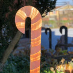 Rusted Steel Candy Cane Design by Mike and Tish Bachleda