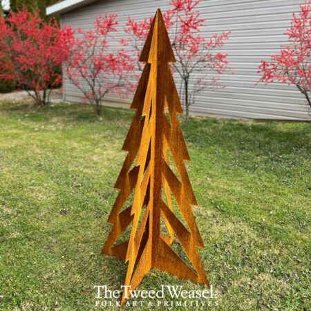 Rusted Steel Small Tree by Mike & Tish Bachleda