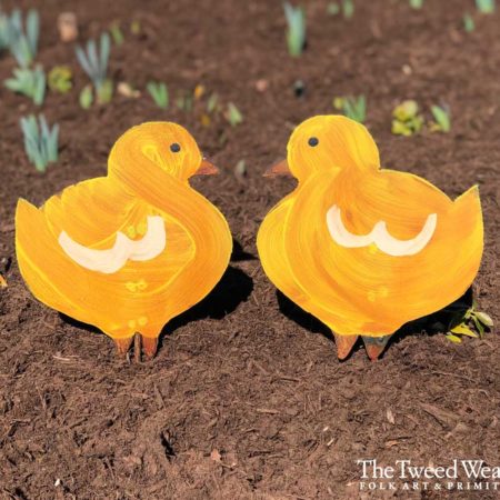 Rusted Steel Yellow Peep Design by Mike and Tish Bachleda