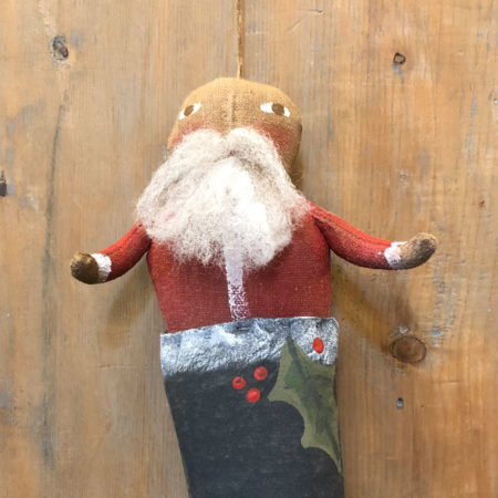 Santa in Boot Ornament Design by Tish Bachleda