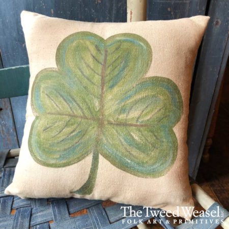 Shamrock Pillow Design by Tish Bachleda