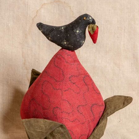 Strawberry with Crow Design by Tish Bachleda