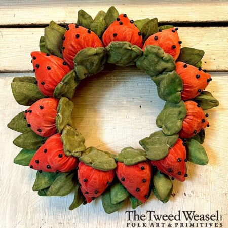 Timeless Strawberries Wreath Design by Tish Bachleda