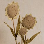 Potted three sunflowers made by Tish Bachleda