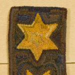 Triple Star Hooked Rug Design by Tish Bachleda