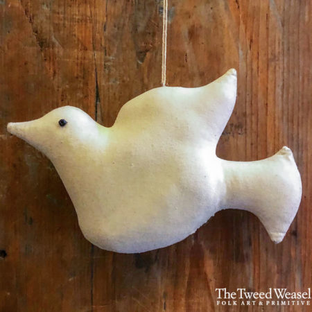 White Dove Ornament Design by Tish Bachleda